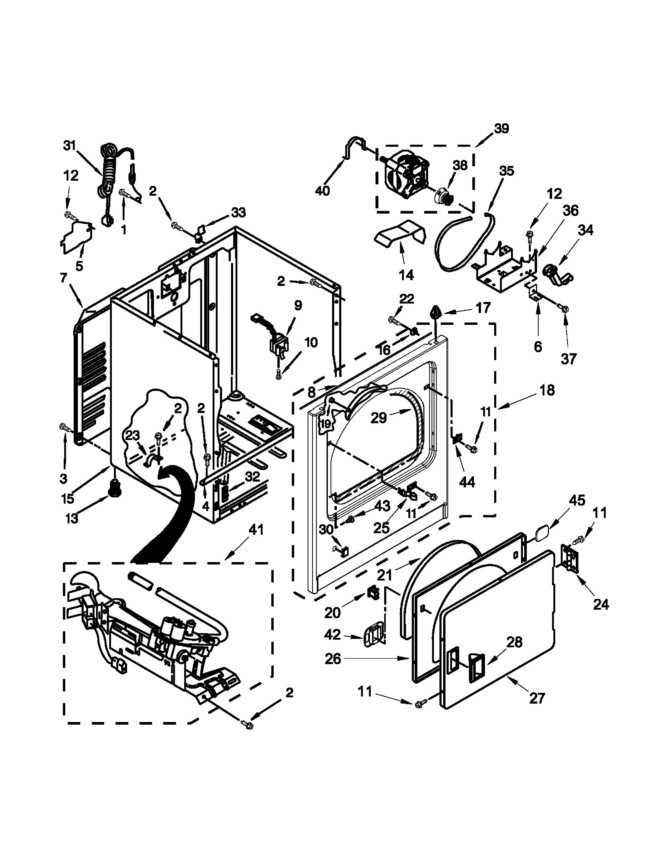 Cabinet parts