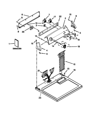 Top and console parts
