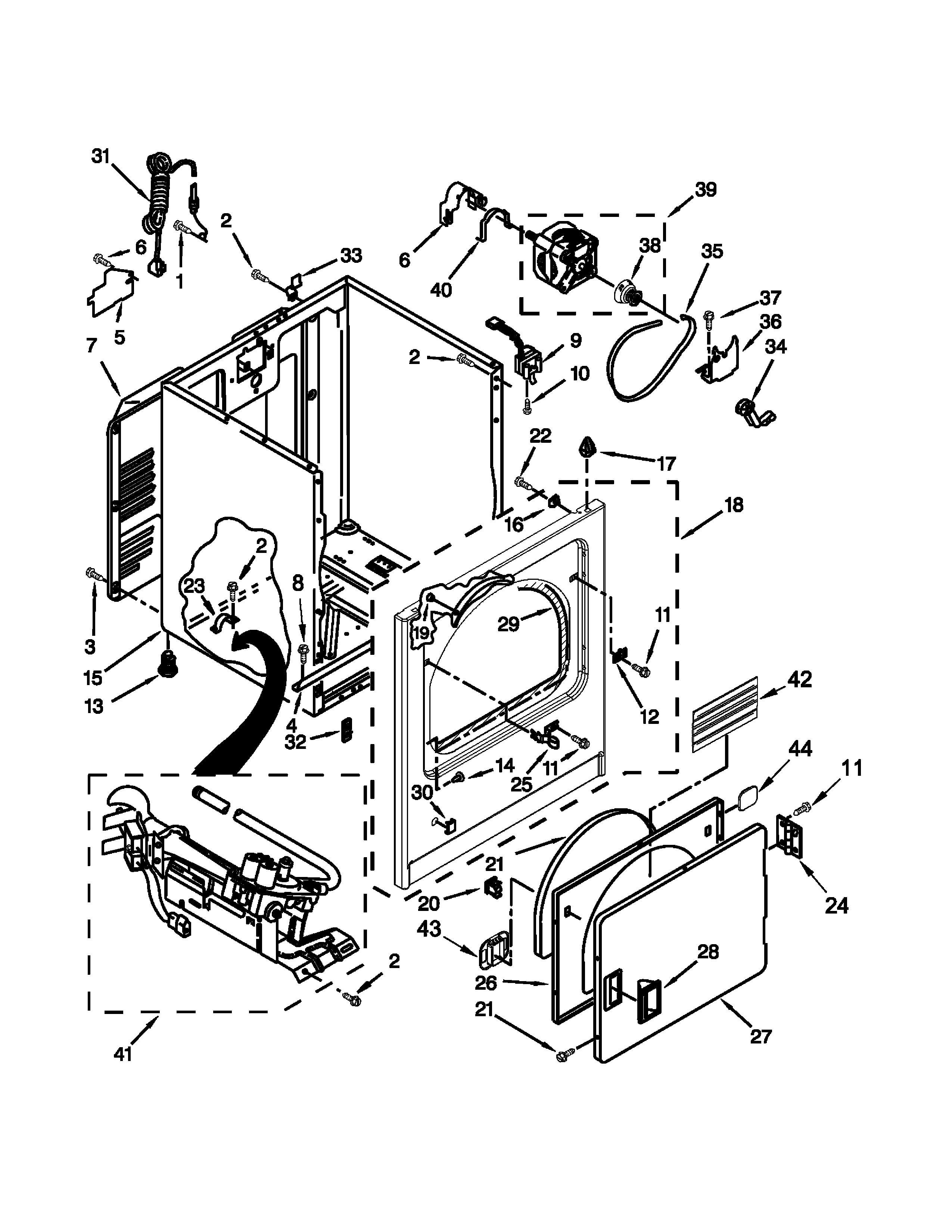 Cabinet parts