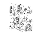 Whirlpool WGD4800XQ5 bulkhead parts diagram
