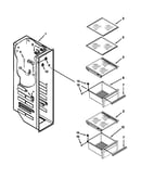 Freezer liner parts