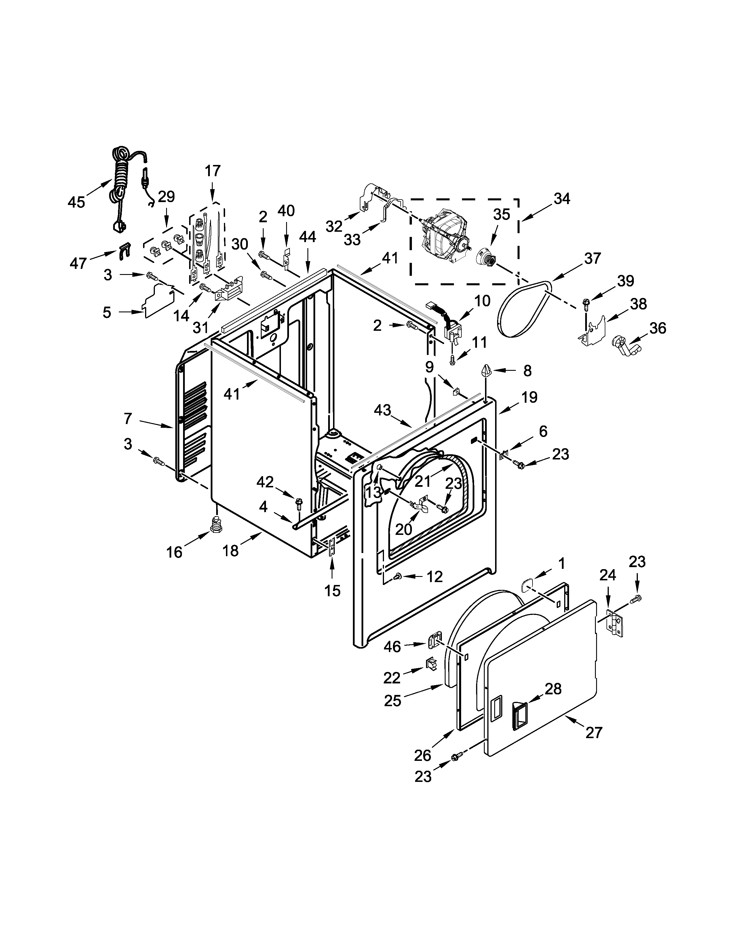 Cabinet parts
