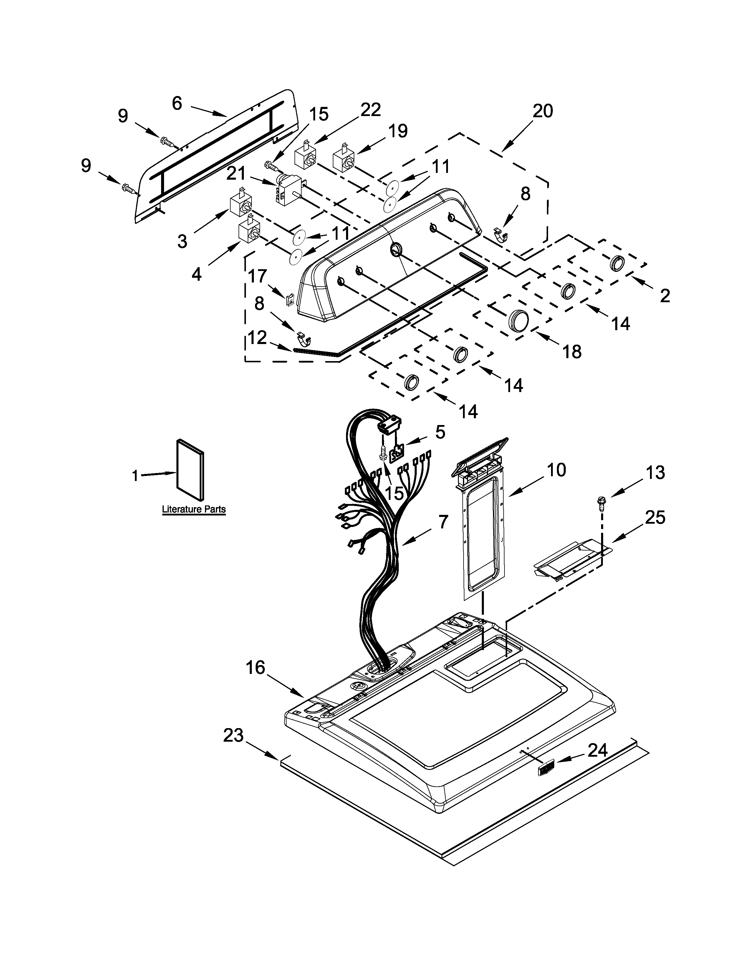 TOP AND CONSOLE PARTS