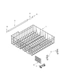 Upper rack and track parts