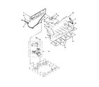 Crosley CAW12444DW1 console and water inlet parts diagram