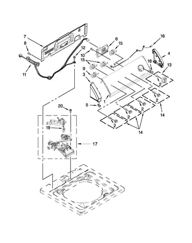 Console and water inlet parts