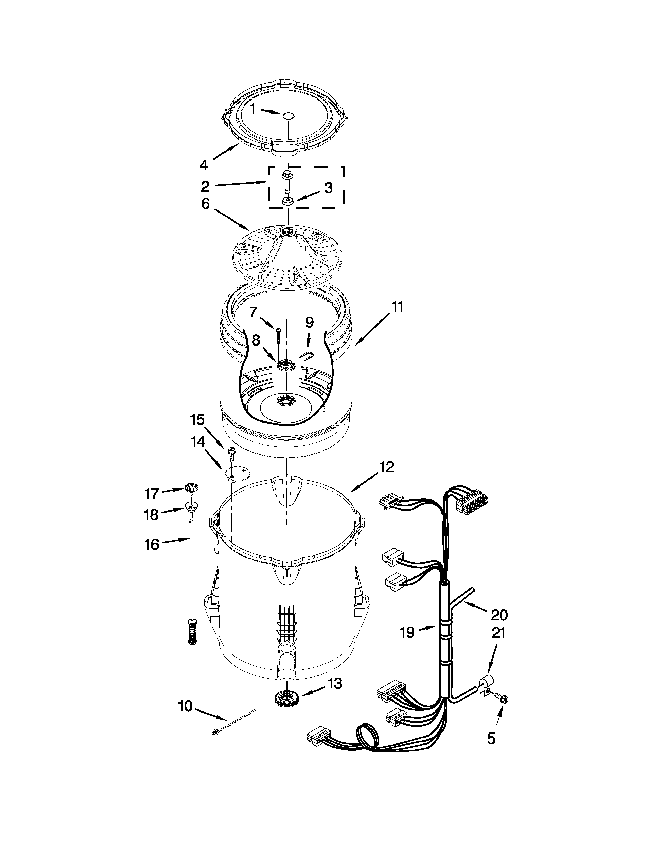 BASKET AND TUB PARTS