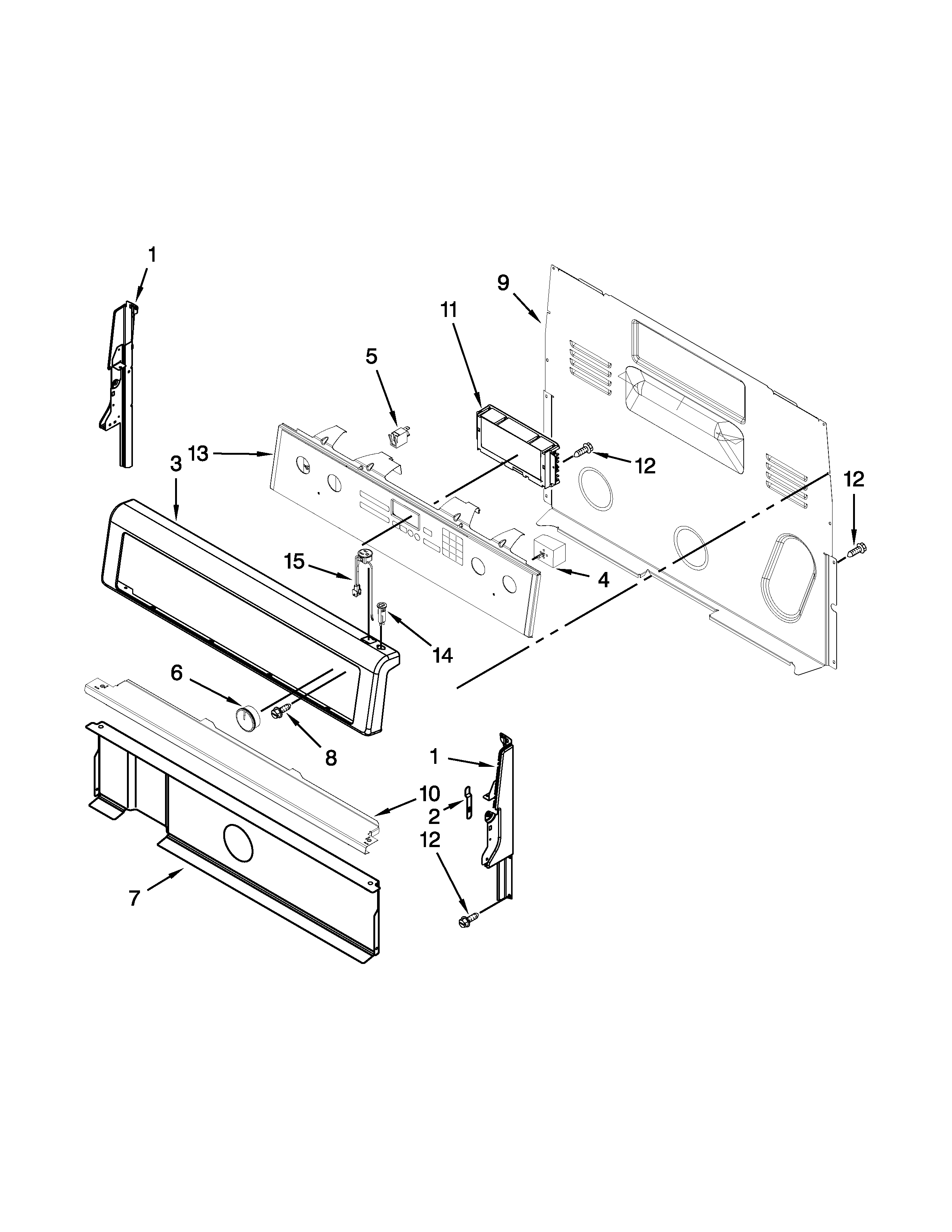 Control panel parts