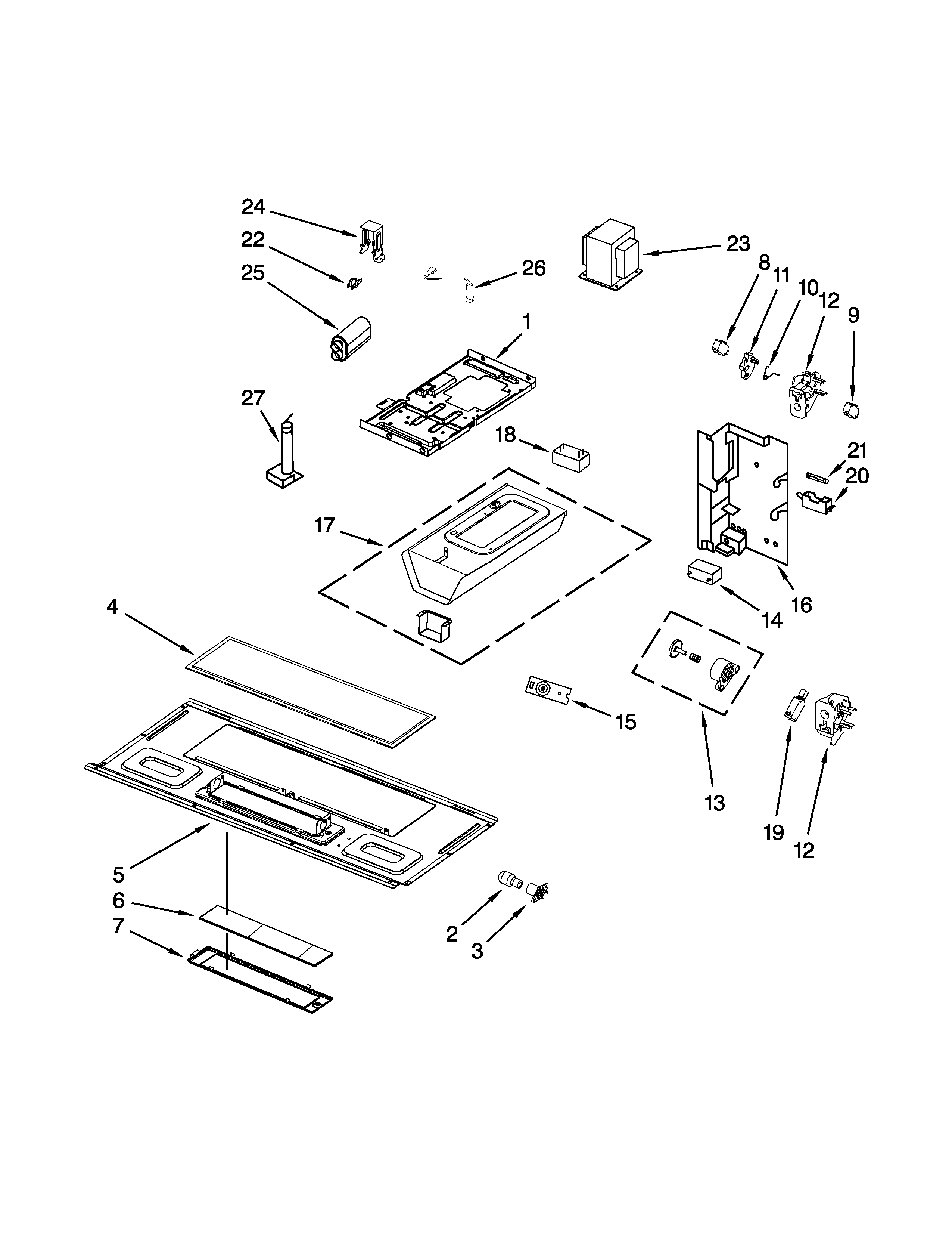 Interior and ventilation parts