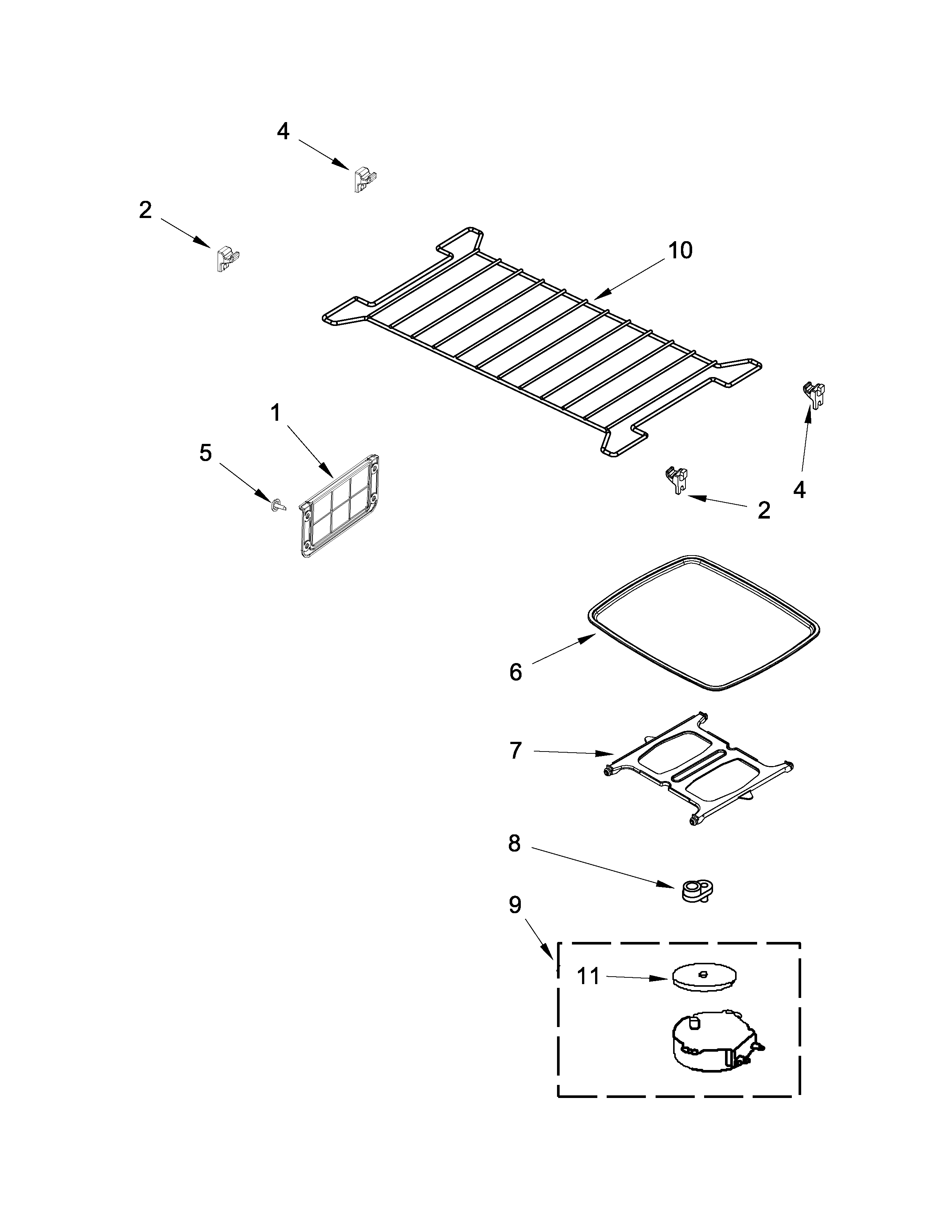 Turntable parts