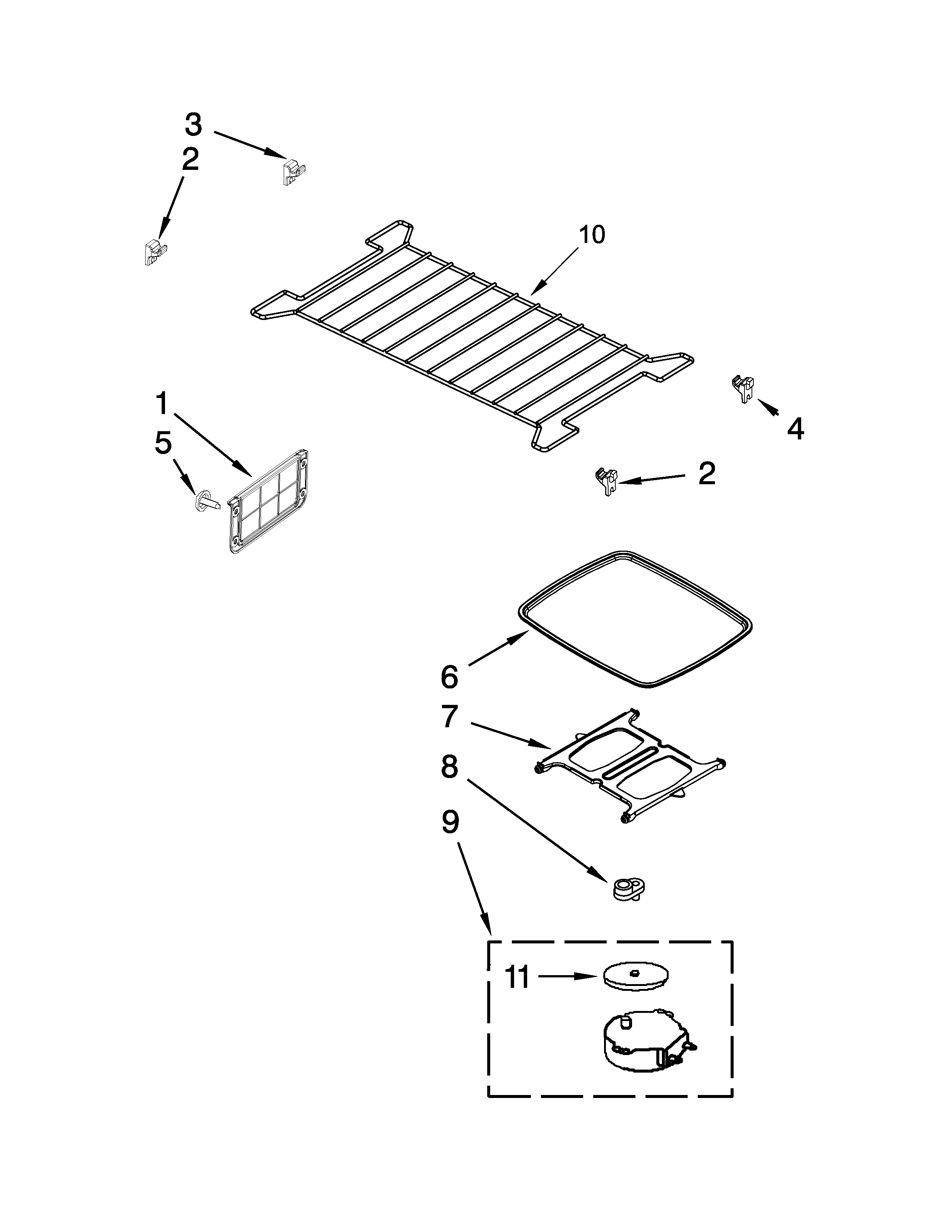 Turntable parts
