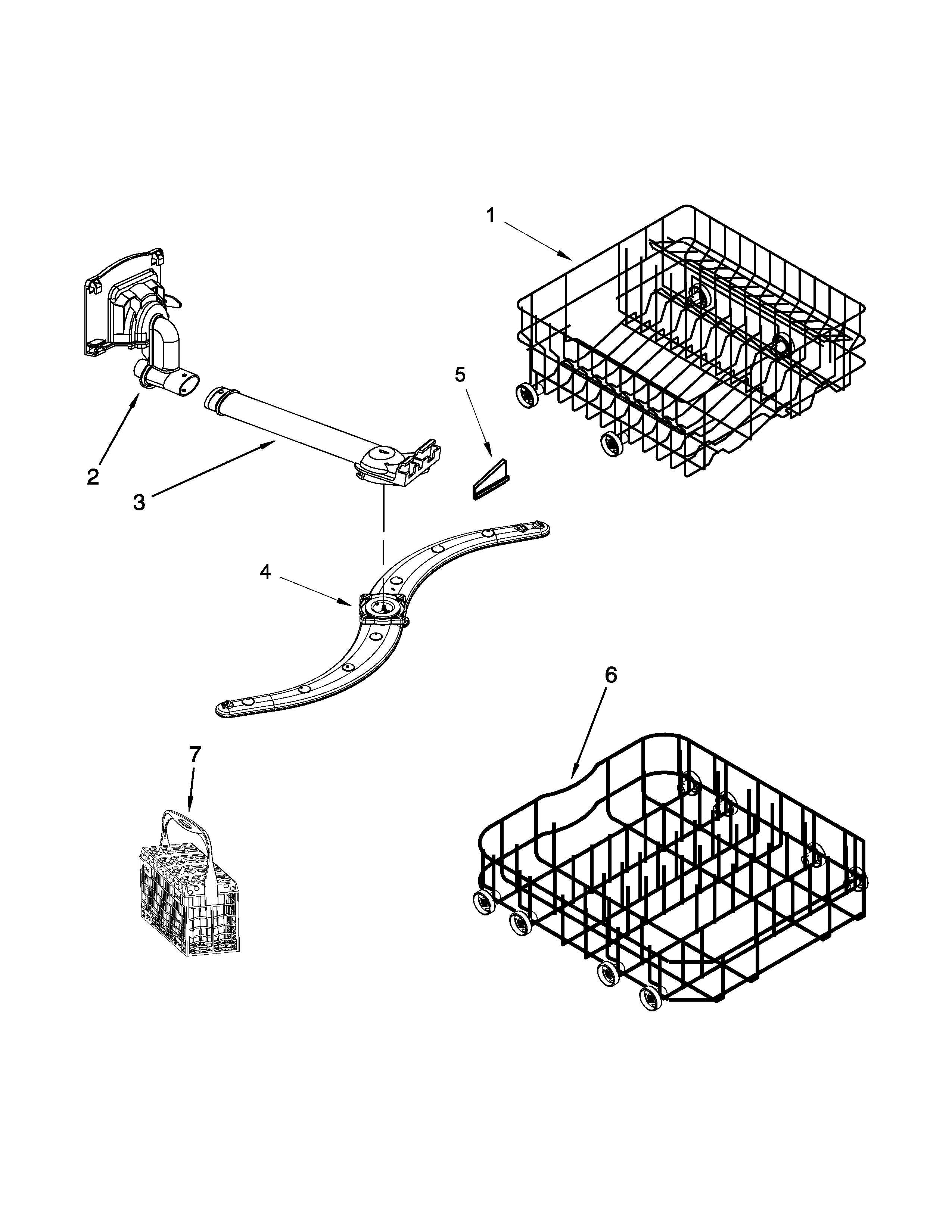 Dishrack parts