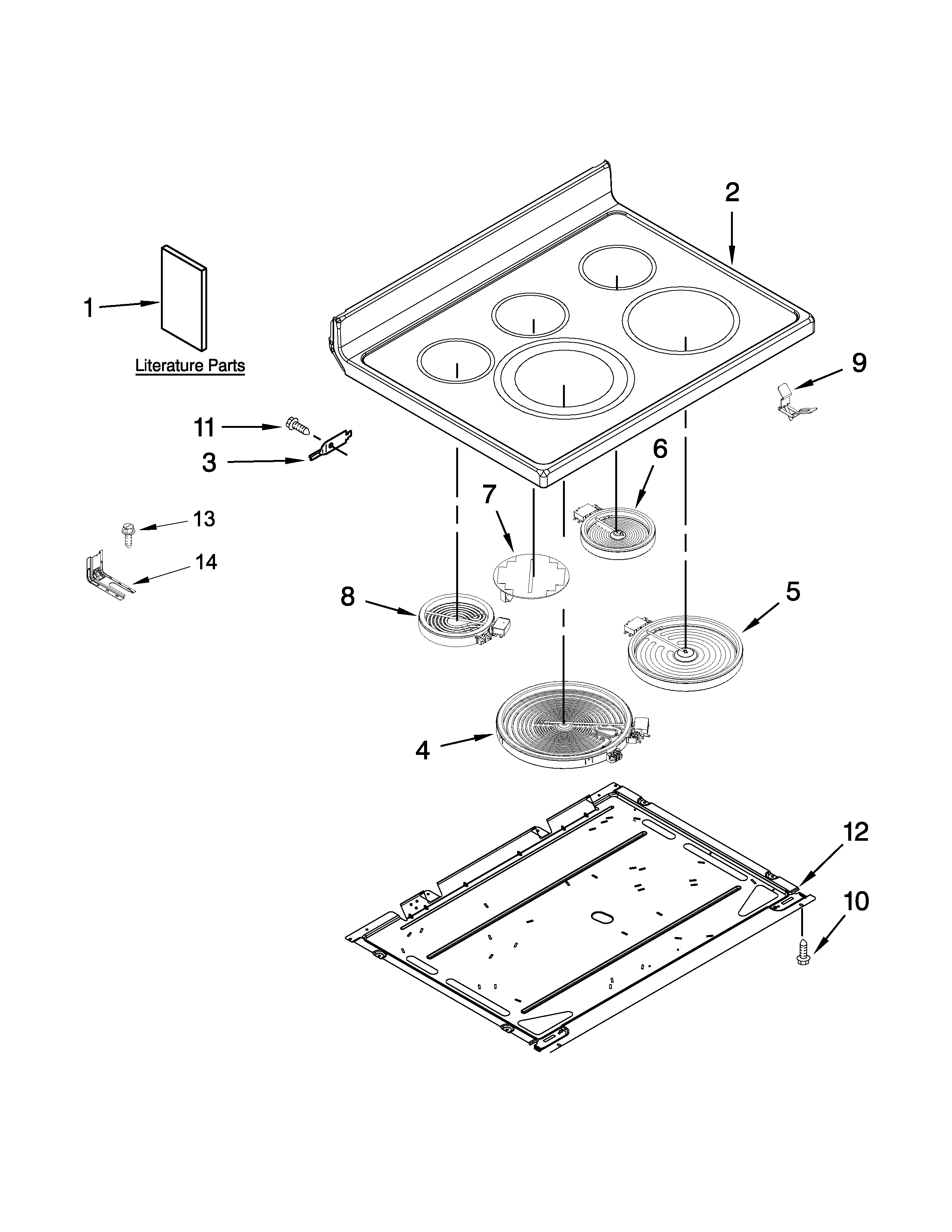 Cooktop parts