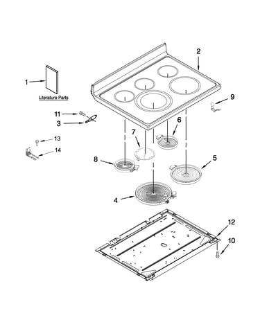 Cooktop parts