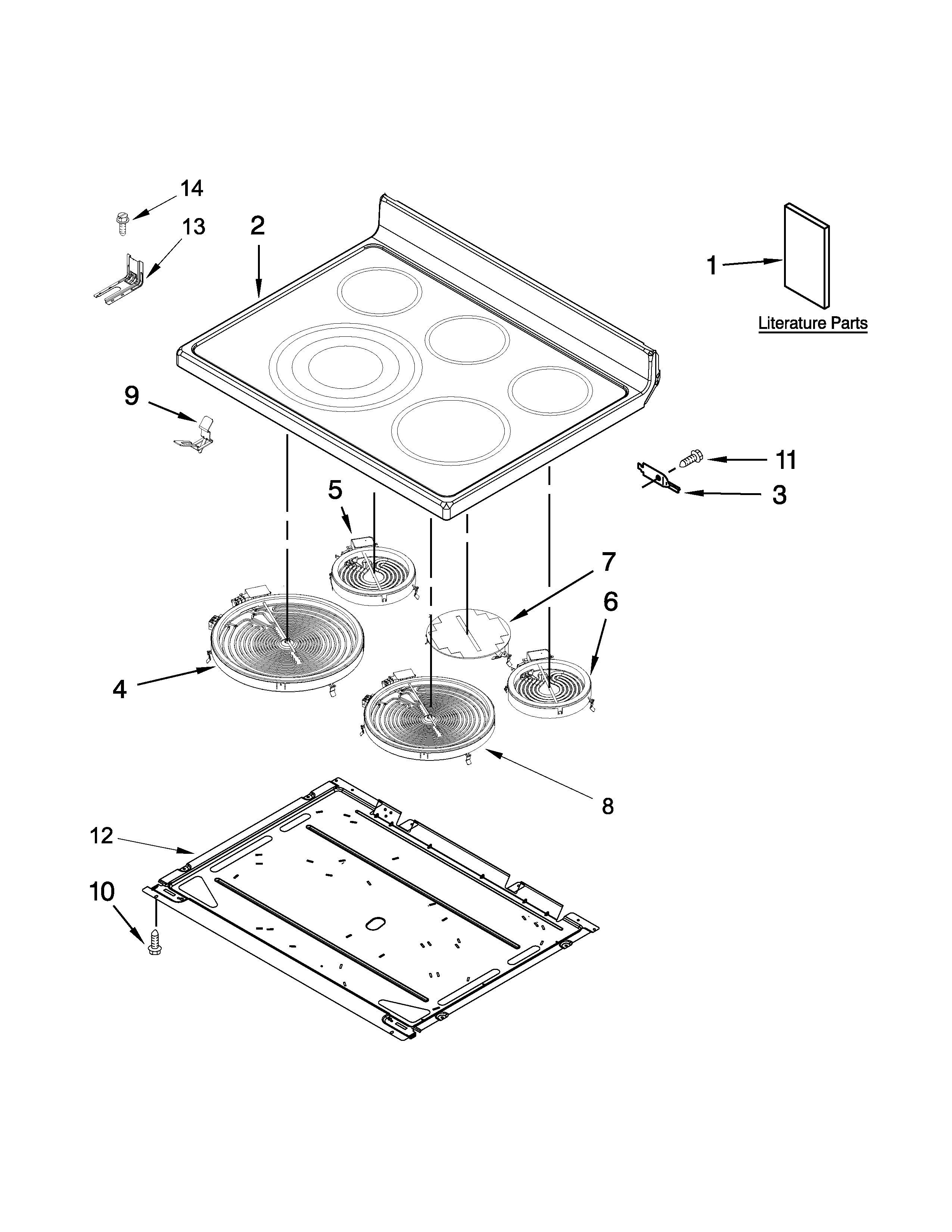 Cooktop parts