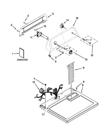 Top and console parts