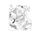 Roper RGD4640YQ3 cabinet parts diagram