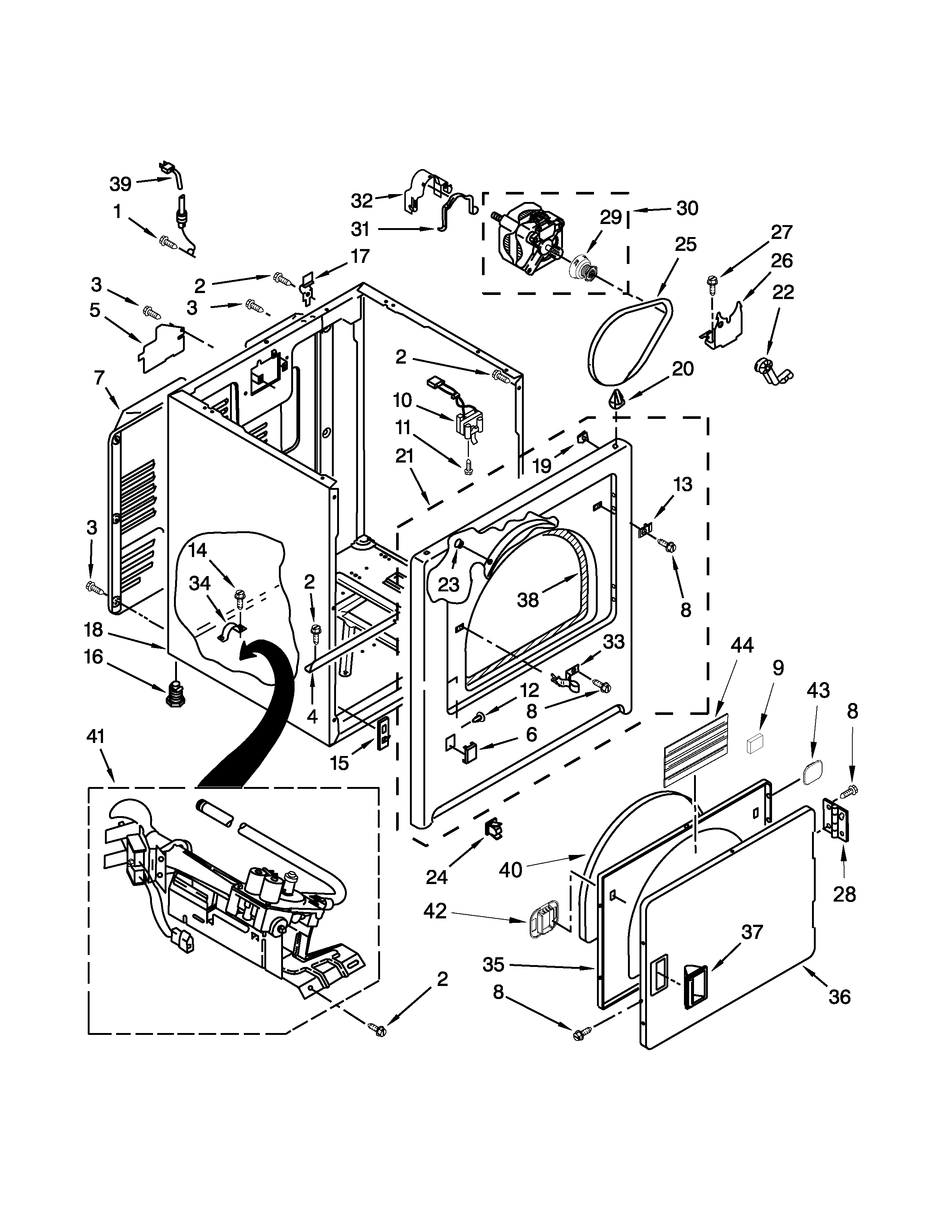 Cabinet parts