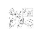 Roper RGD4640YQ3 bulkhead parts diagram