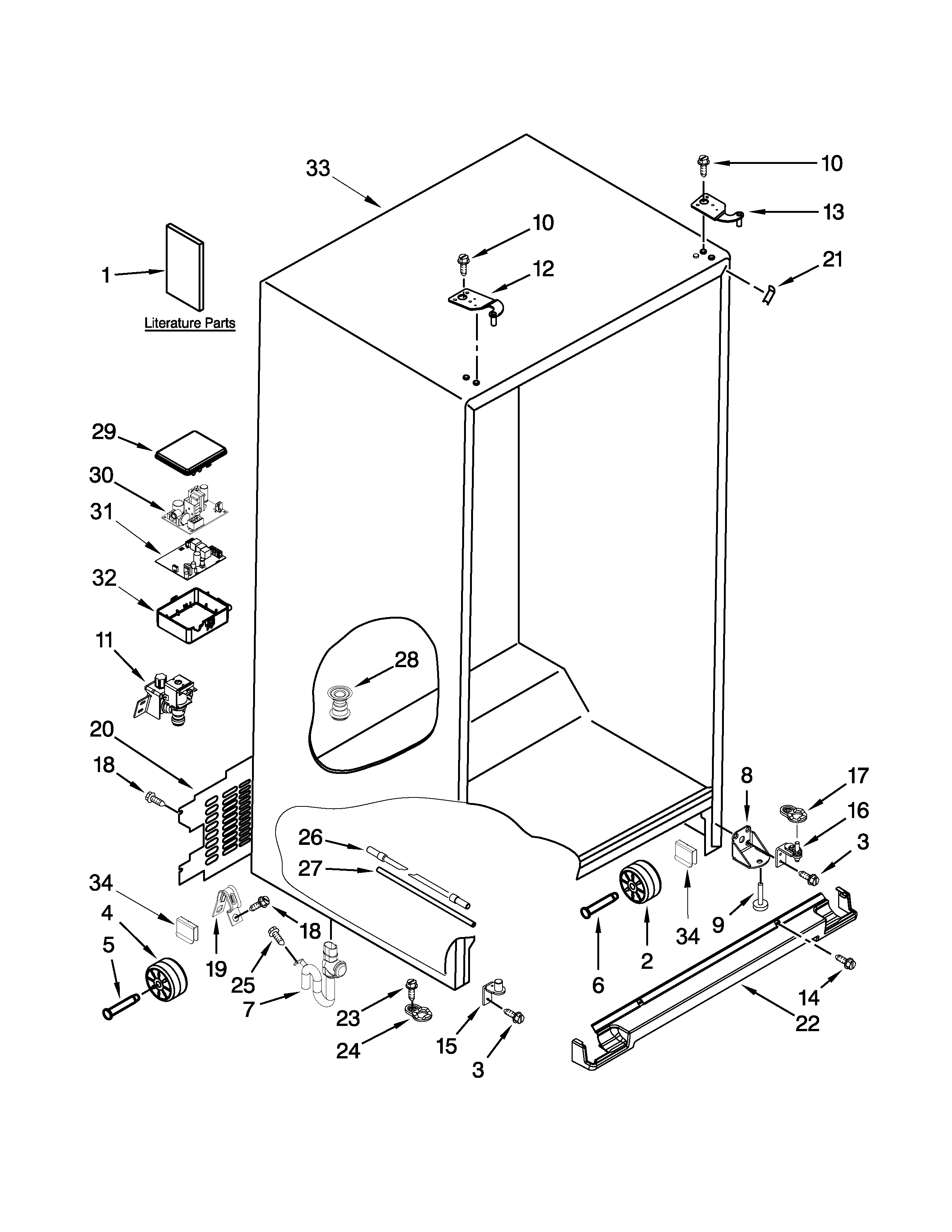 CABINET PARTS