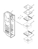 Freezer liner parts