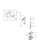 Motor and ice container parts