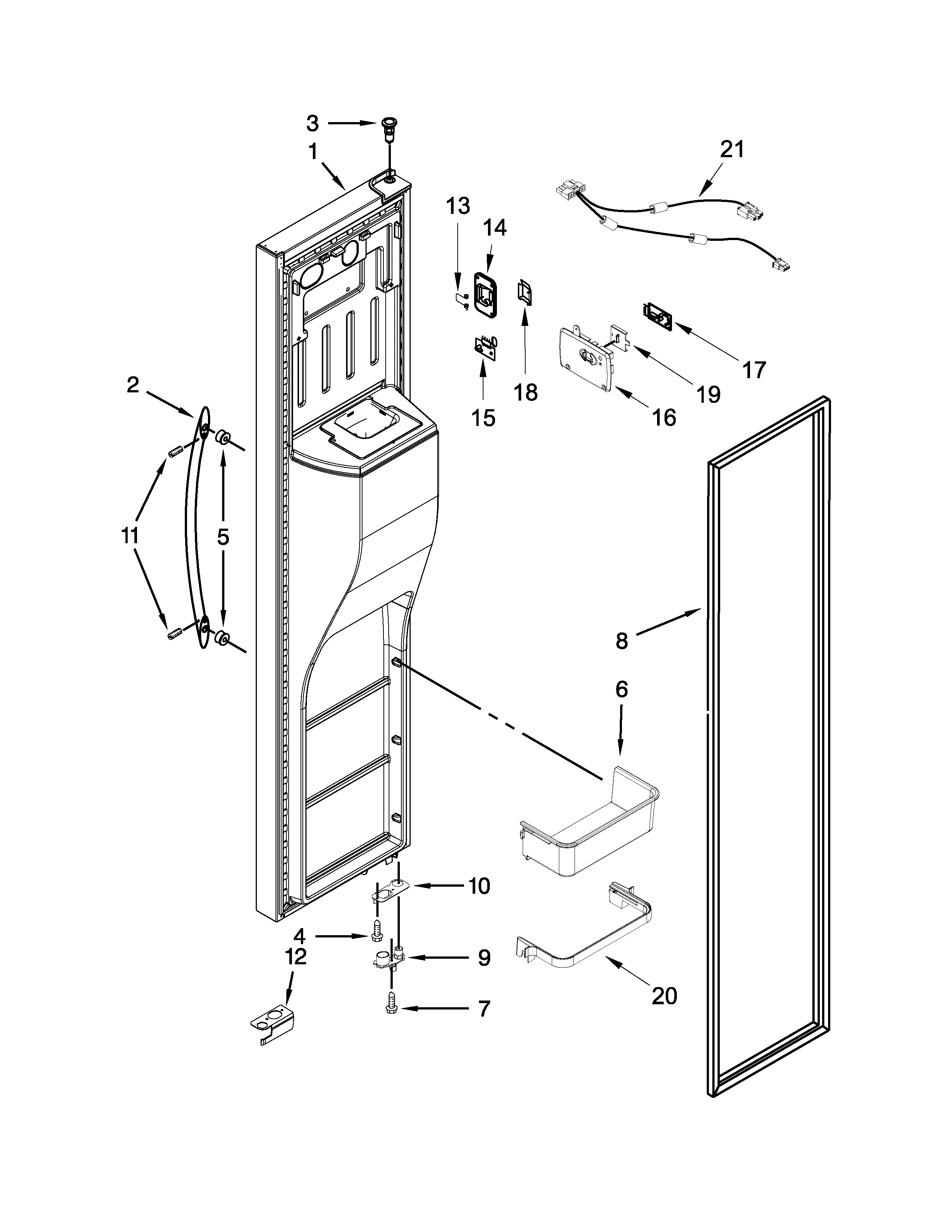 FREEZER DOOR PARTS