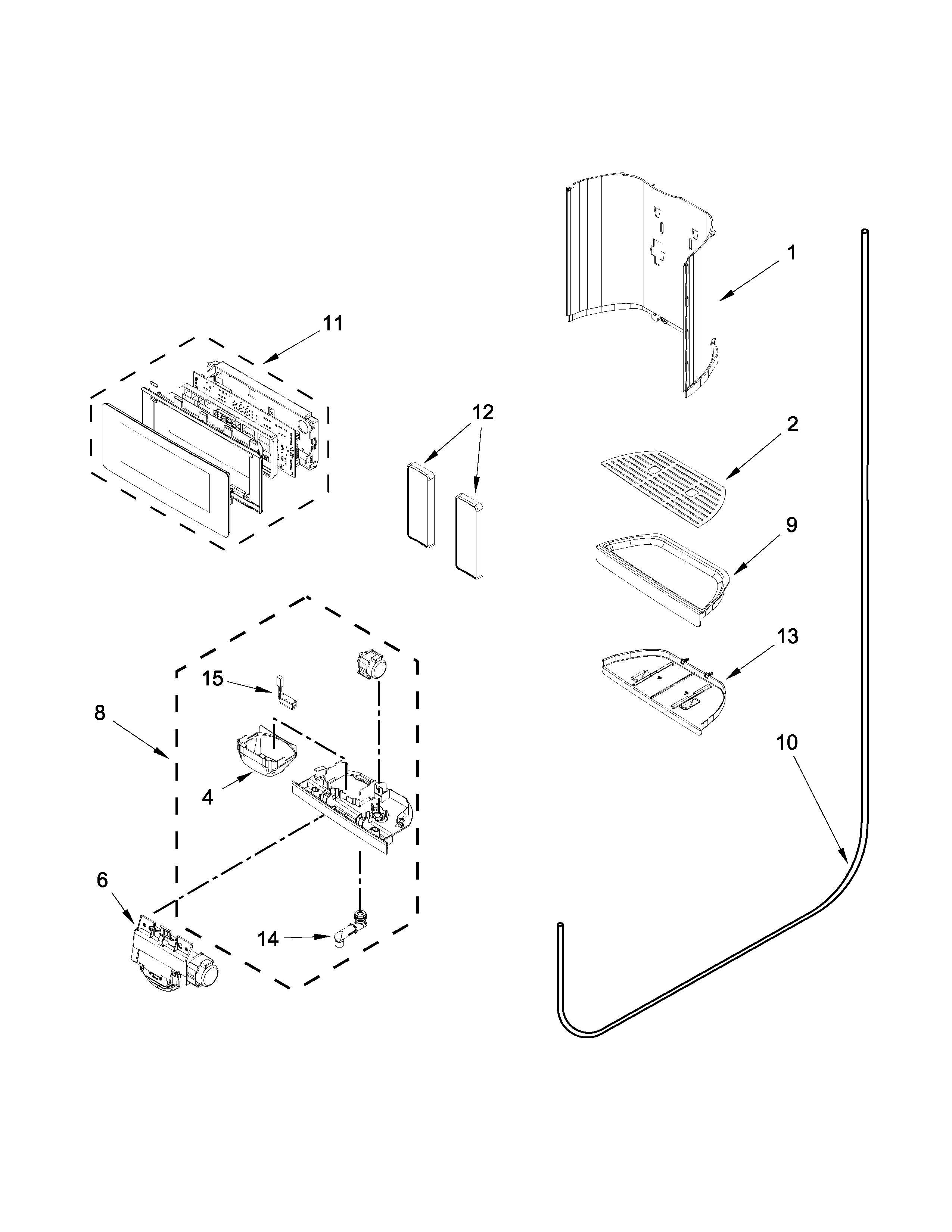 DISPENSER PARTS