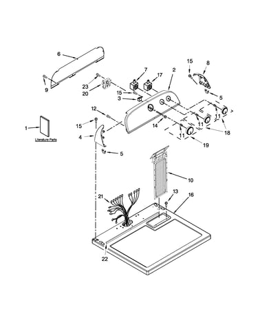 Top and console parts