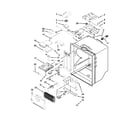 Maytag MFT2976AEM03 refrigerator liner parts diagram