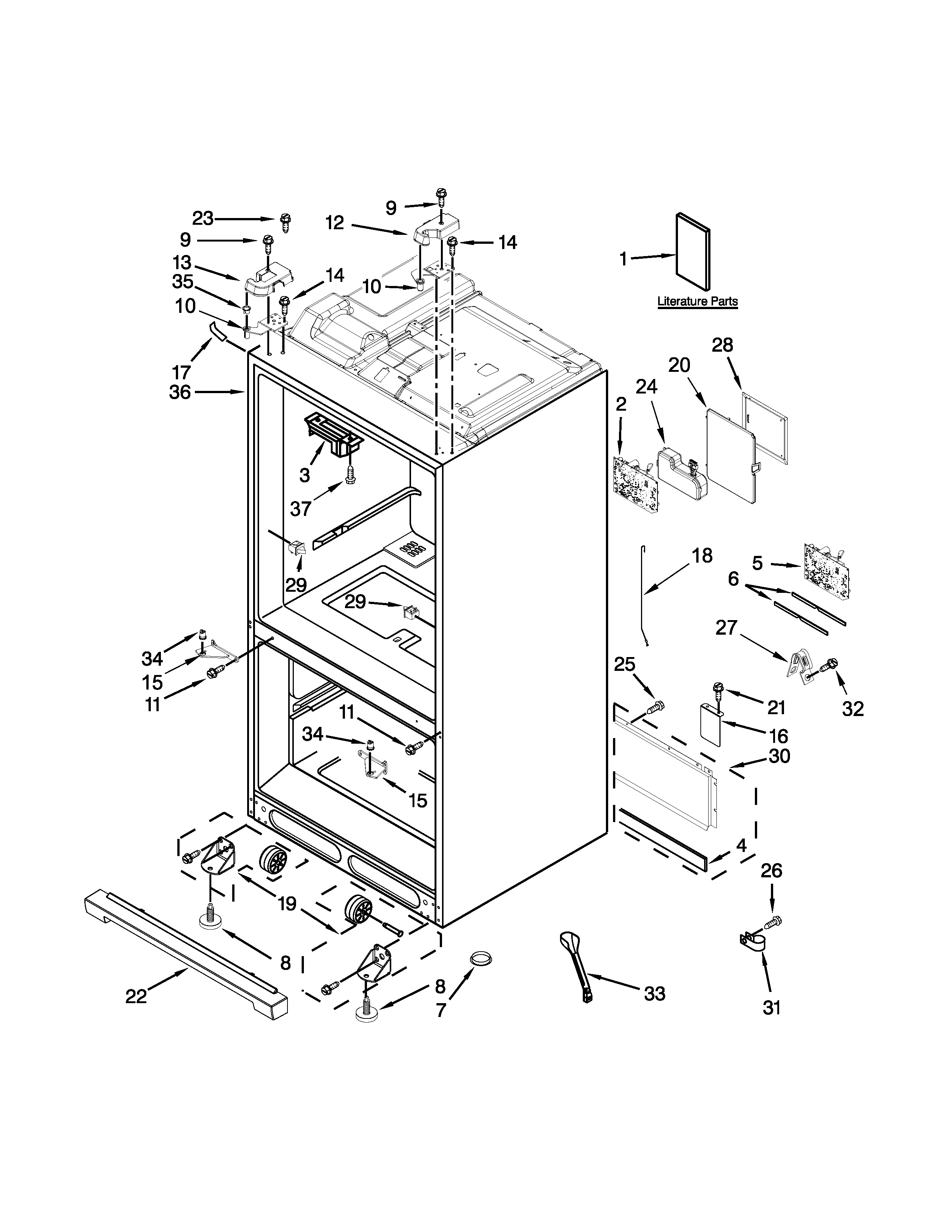 Cabinet parts