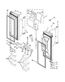 Refrigerator door parts