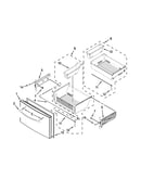 Freezer door parts