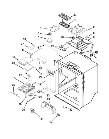 Refrigerator liner parts