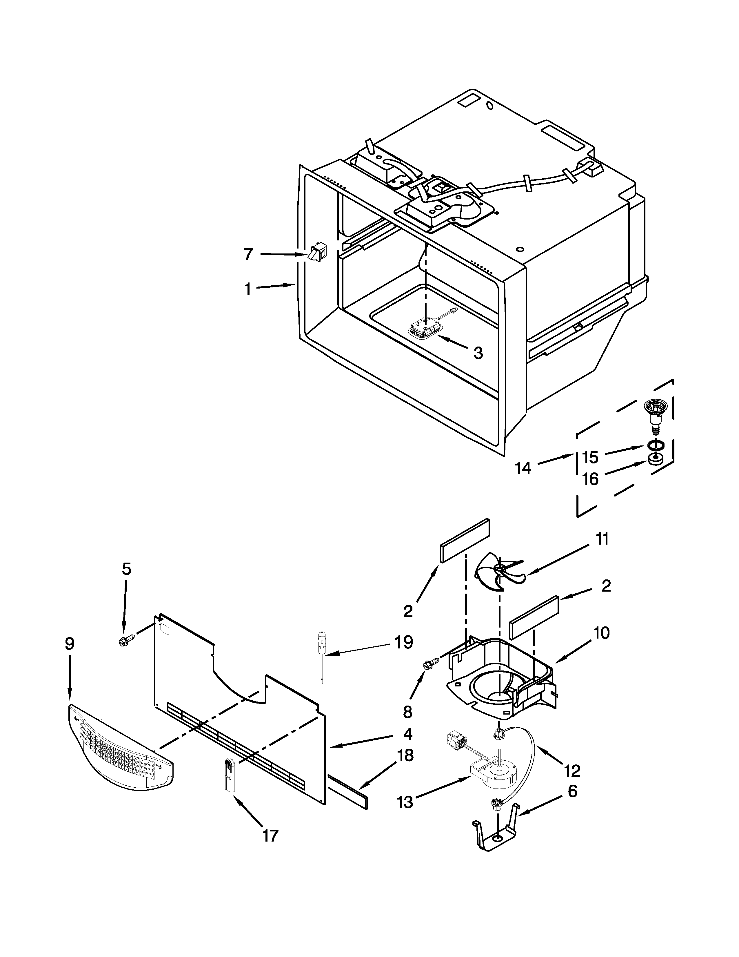 FREEZER LINER PARTS