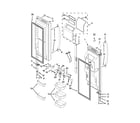 Whirlpool WRF991BOOM00 refrigerator door parts diagram