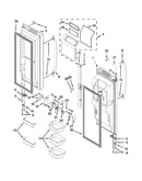 Refrigerator door parts