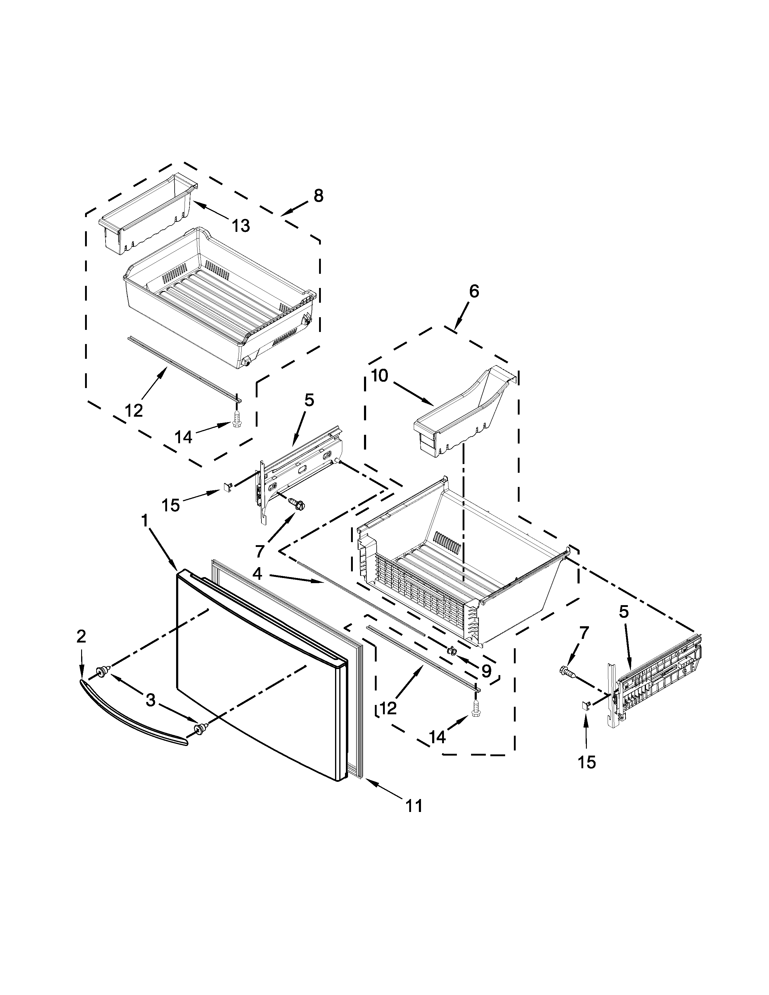 FREEZER DOOR PARTS