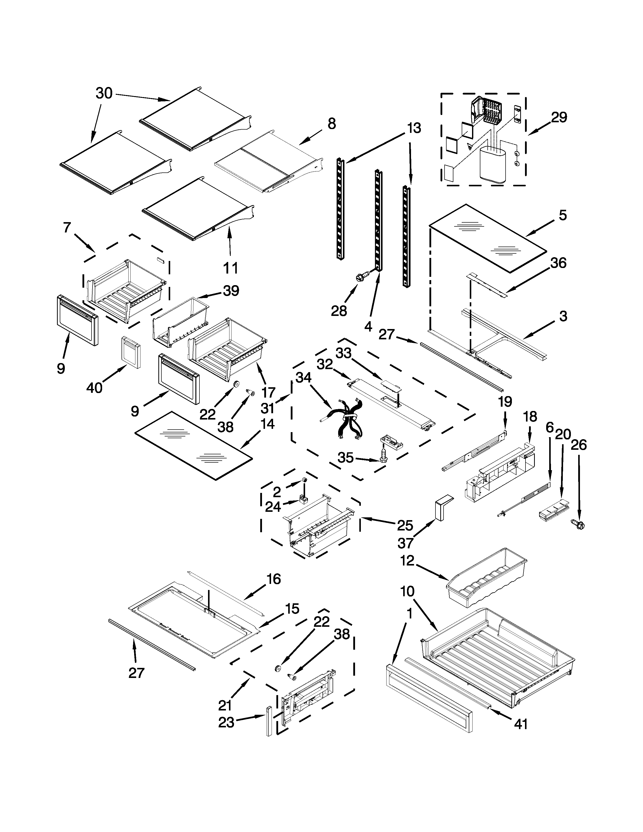 SHELF PARTS