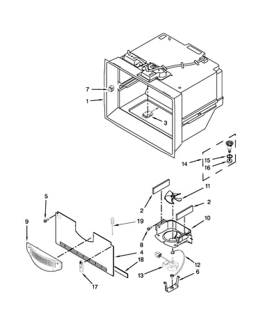 Freezer liner parts