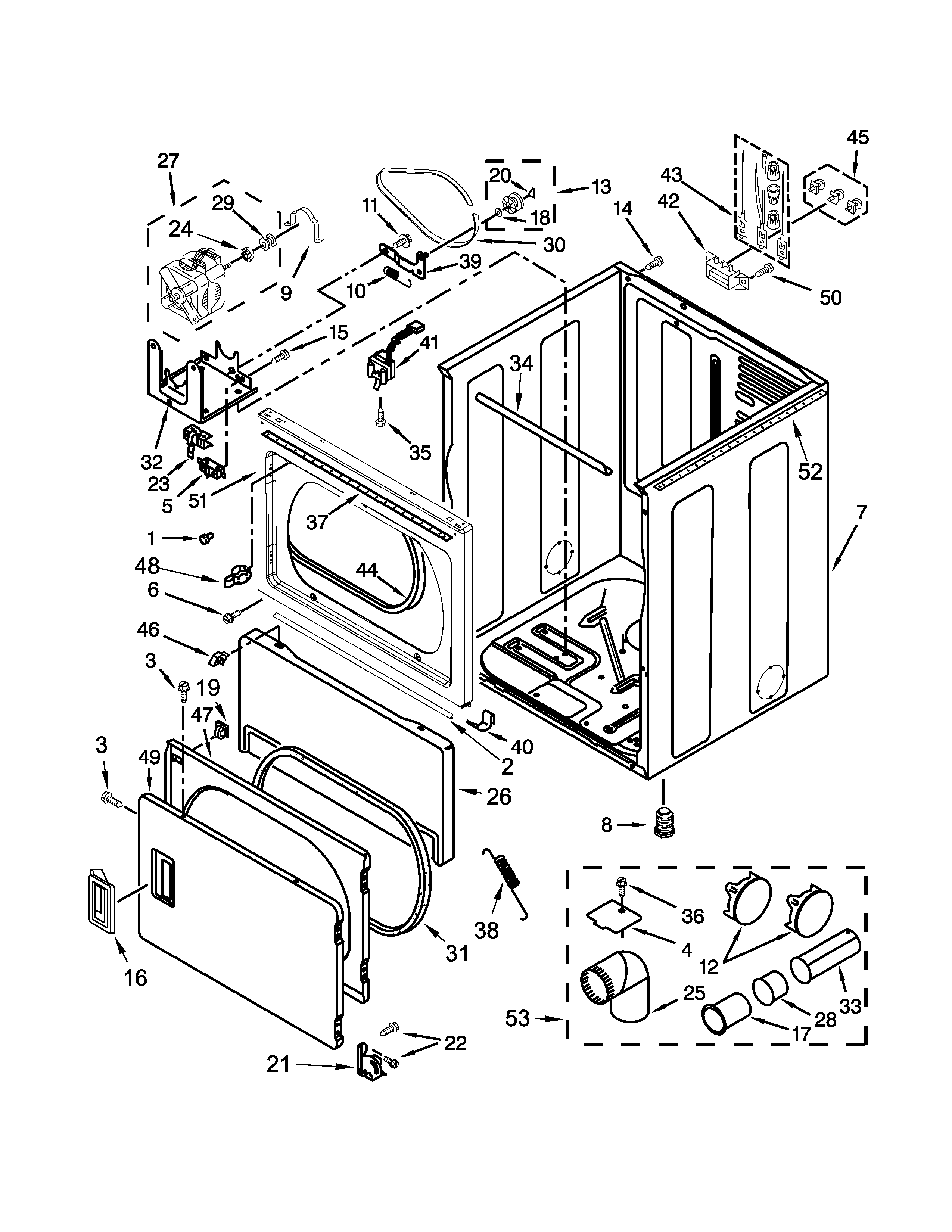 Cabinet parts