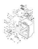 Refrigerator liner parts