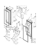Refrigerator door parts
