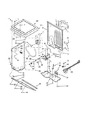 Dryer cabinet and motor parts