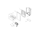 Whirlpool WRF736SDAW12 dispenser front parts diagram