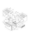 Freezer door parts