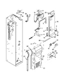 Freezer liner and air flow parts