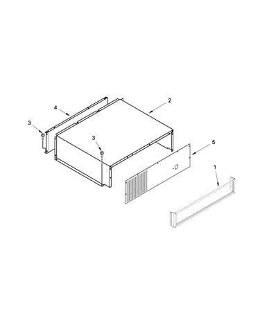 Top grille and unit cover parts