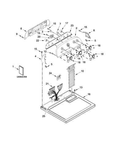 Top and console parts