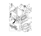 Whirlpool 7MWGD1930DM0 cabinet parts diagram